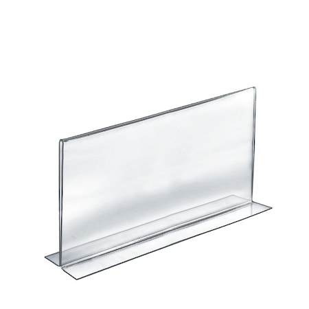 Azar Displays 14"W x 8.5"H Double-Foot Two Sided Sign Holder, PK10 152707